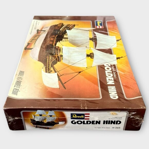 Revell Sir Francis Drake Golden Hind Model Ship 1/200 NEW Made In USA 1978 - Picture 9 of 10